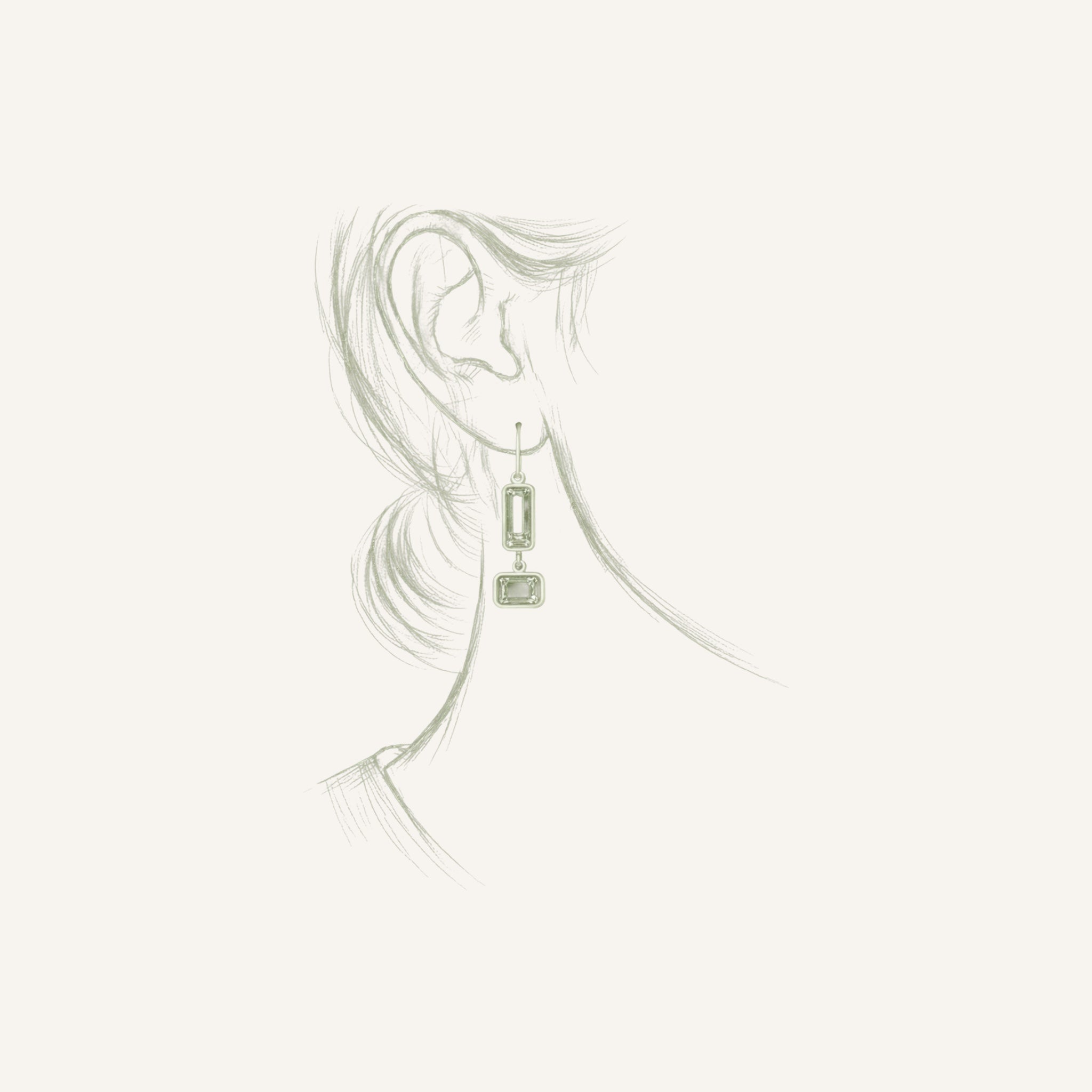 The Cascade Blue Tourmaline Earrings